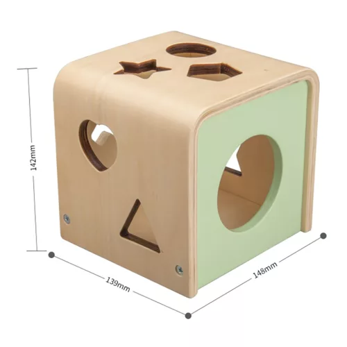 Montessori formabedobó kocka Baby Mix