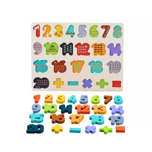 Fa számpuzzle Baby Mix