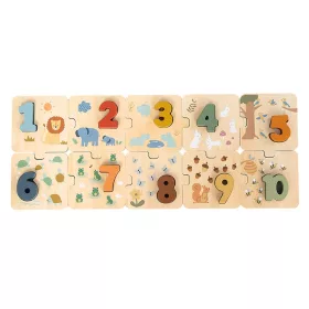 Fa számpuzzle a legkisebbeknek Baby Mix