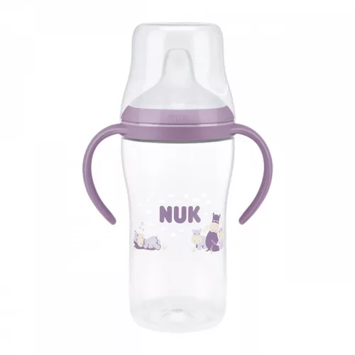 NUK Perfect Match tanuló cumisüveg Hippo 260 ml