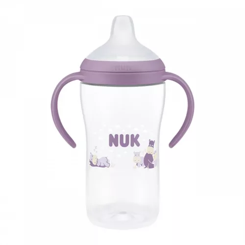 NUK Perfect Match tanuló cumisüveg Hippo 260 ml