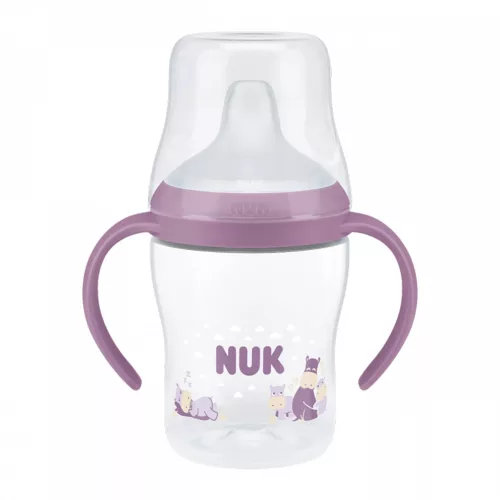 Baba cumisüveg NUK Perfect Match tanulópohár 150 ml Hippo