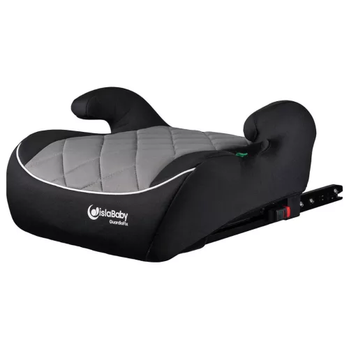 IslaBaby GuardioFix – autós ülésmagasító gyermekeknek 125–150 cm, ISOFIX rendszerrel | szürke