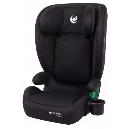 IslaBaby SafiroFix i-Size – autósülés 100–150 cm, 15–36 kg, ISOFIX rendszerrel | Mesh Black