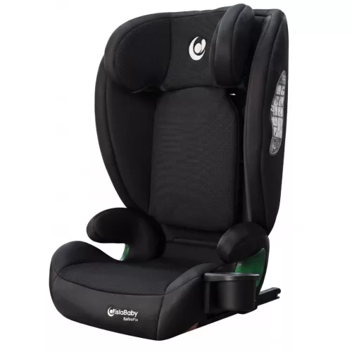 IslaBaby SafiroFix i-Size – autósülés 100–150 cm, 15–36 kg, ISOFIX rendszerrel | Mesh Black
