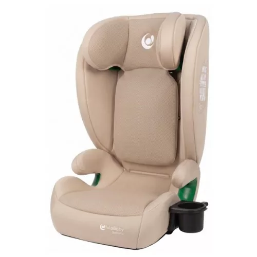 IslaBaby SafiroFix i-Size – autósülés 100–150 cm, 15–36 kg, ISOFIX rendszerrel | Mesh Beige