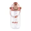 Iskolai kulacs szívószállal Akuku 480 ml, mocha