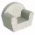 Gyermek fotel New Baby Libák green