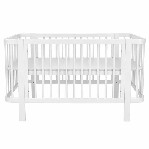 Gyermek ovális babaágy New Baby Klára fehér