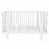 Gyermek ovális babaágy New Baby Klára fehér