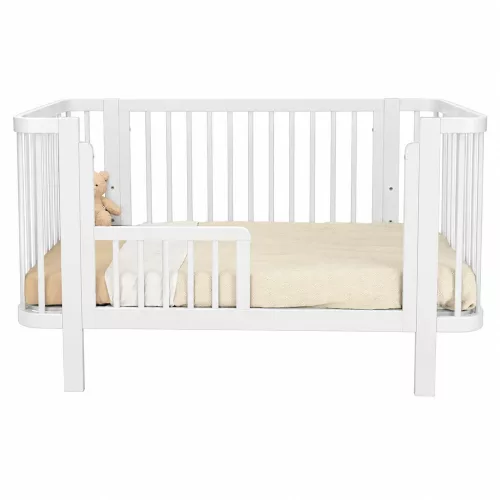 Gyermek ovális babaágy New Baby Klára fehér