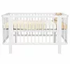 Gyermek ovális babaágy New Baby Klára fehér