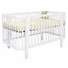 Gyermek ovális babaágy New Baby Klára fehér