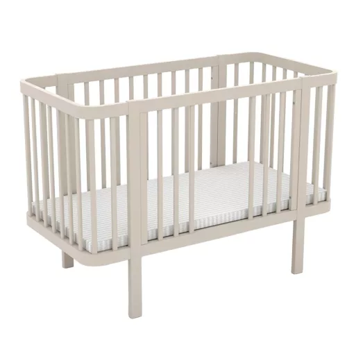 Gyermek ovális babaágy New Baby Klára fehér