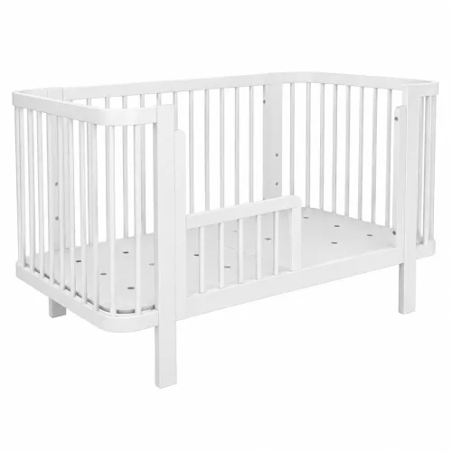 Gyermek ovális babaágy New Baby Klára fehér