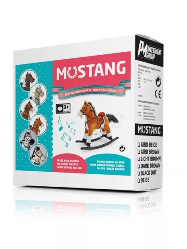 Hintaló dallammal Milly Mally Mustang világos barna
