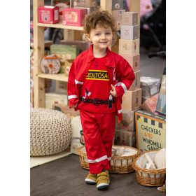 Tűzoltó jelmez 2 részes - 122-es méret