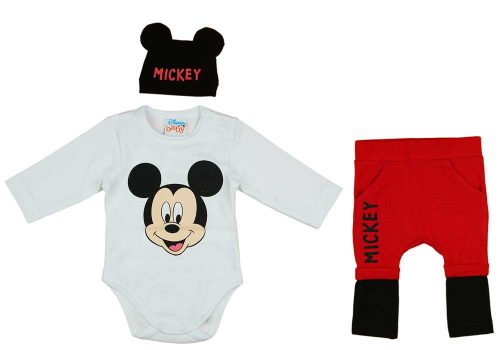 Disney Mickey 3 részes baba szett 62-es méret