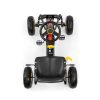 Go-kart Milly Mally Thor pedálos gyerek gokart fekete