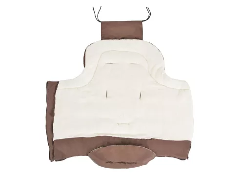 Cangaroo Fluffy téli bundazsák lábán erősített 100cm BARNA/bézs