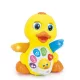 MONI Műanyagjáték zenélő táncoló kacsa sárga