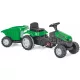 Pilsan traktor pedálos trélerrel 07316 zöld