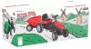 Pilsan traktor pedálos trélerrel 07316 piros