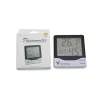 THERMOMETER hőmérő, páratartalom mérővel és digitális órával ZÖLD/FEHÉR