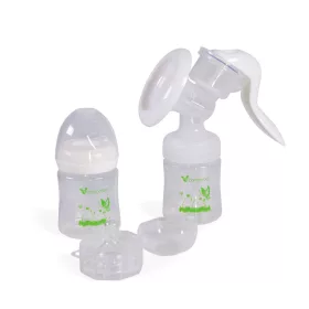   Cangaroo Delicate mauális mellszívó 2 cumisüveggel fehér