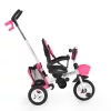 BYOX Flexy lux tricikli szülőkaros pink