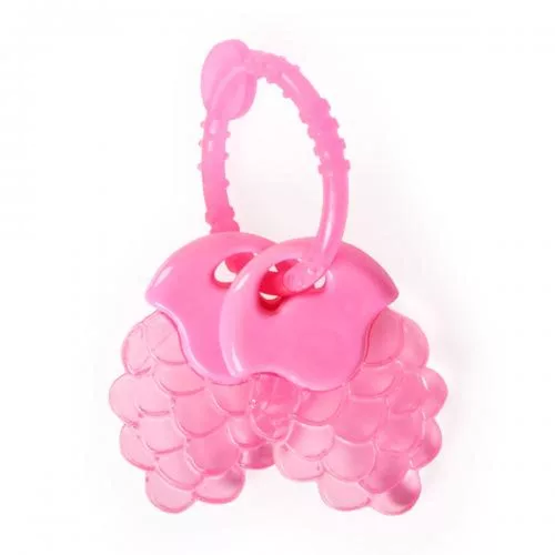 DUCK szillikon rágóka szőlő alakú PINK