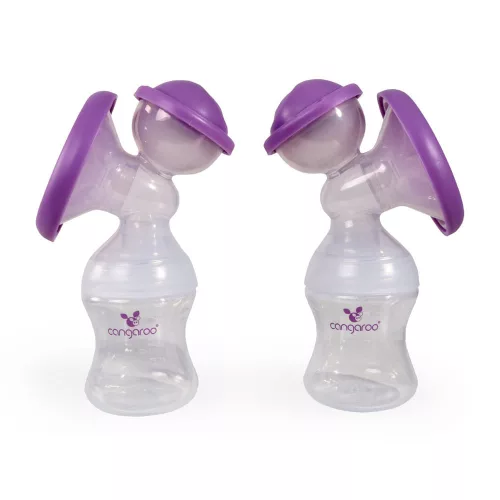 Cangaroo Elegance duo elektromos mellszívó 2 tartállyal fehér/lila