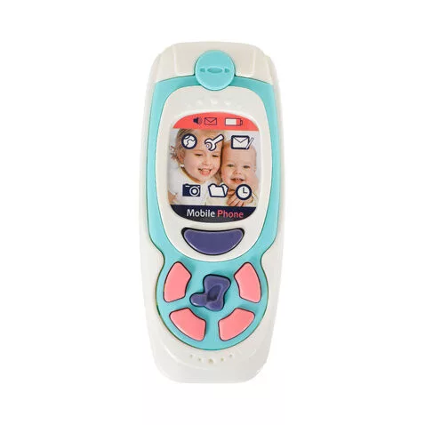 MONI TOYS műanyag baby telefon KÉK
