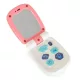 MONI TOYS műanyag baby kinyitható gombos telefon FEHÉR/PINK