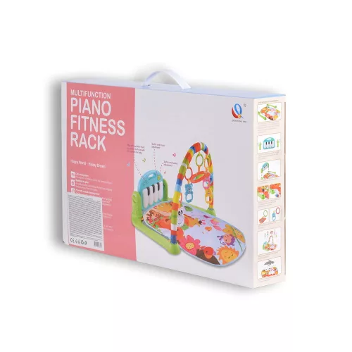 Fitness játszószőnyeg fiú türkiz