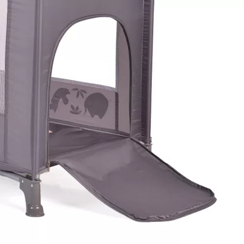 Cangaroo Africa 1 szintes utazóágy 14 kg-ig szürke