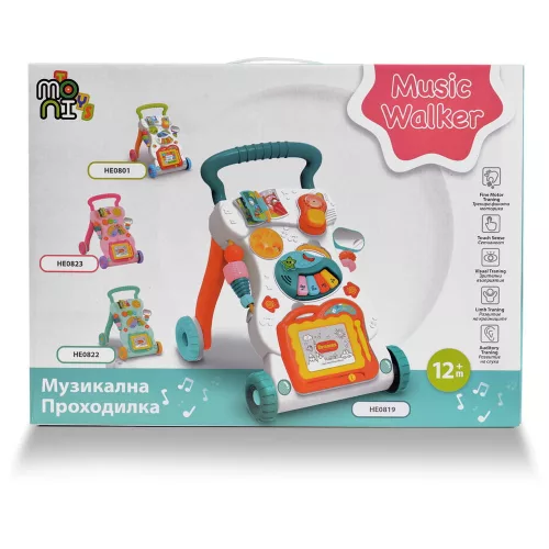 Moni Toys Dreams járássegítő műanyag 2in1 zöld