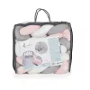 Cangaroo Braidy fonott fejvédő 180cm pink/szürke