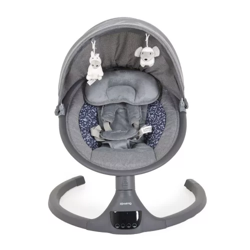 Iswing elektromos hinta, 9 kg, 5seb., szúnyoghálóval GRAFIT