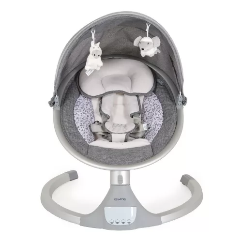 Iswing elektromos hinta, 9 kg, 5seb., szúnyoghálóval EZÜST