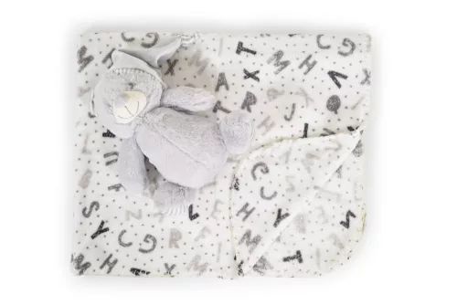 Cangaroo Takaró 90x75cm maci plüss szürke