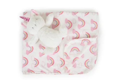 Cangaroo Takaró 90x75cm unikornis plüss pink