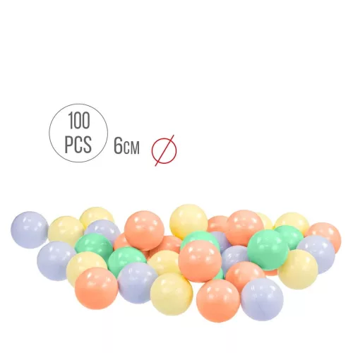 MOCHTOYS 100 dbos labda hálóban PASZTELL
