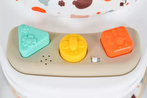 MONI Magic fun baba ugráló pasztel játékkal bézs