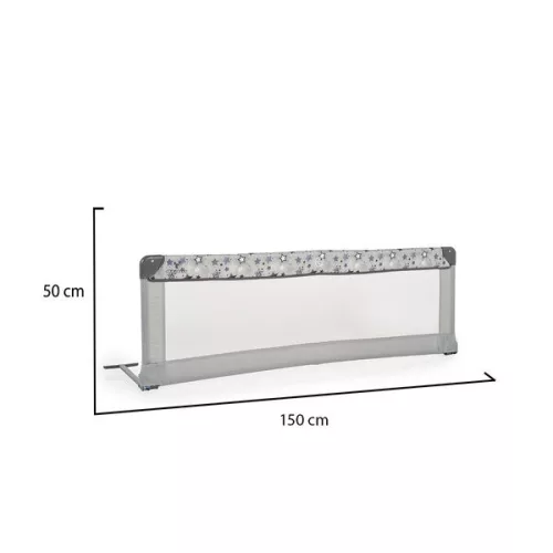BED RAIL leesésgátló 150x50cm mintás SZÜRKE