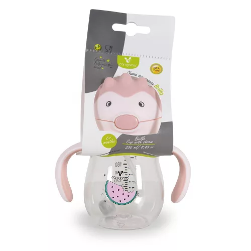 BRILLO itatópohár 250ml PINK