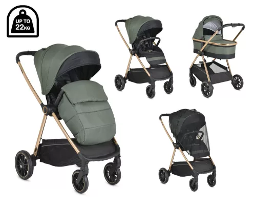 Cangaroo Hydra 2in1 babakocsi zöld