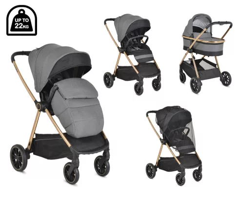 Cangaroo Hydra 2in1 babakocsi szürke
