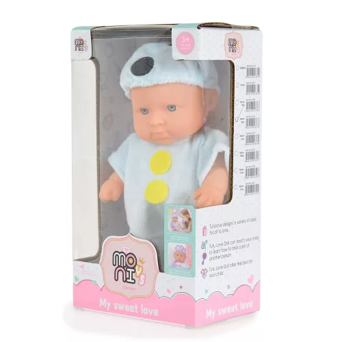 Moni Toys Baba 20 cm 6123 kék