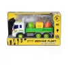 Moni Toys Kisautó szelektív kukákkal 1:16 színes